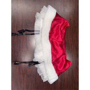Victoria’s Secret Christmas Santa Lingerie Skirt One Size